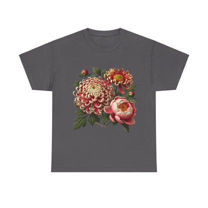 November Flowers - Birth Month - T-Shirt