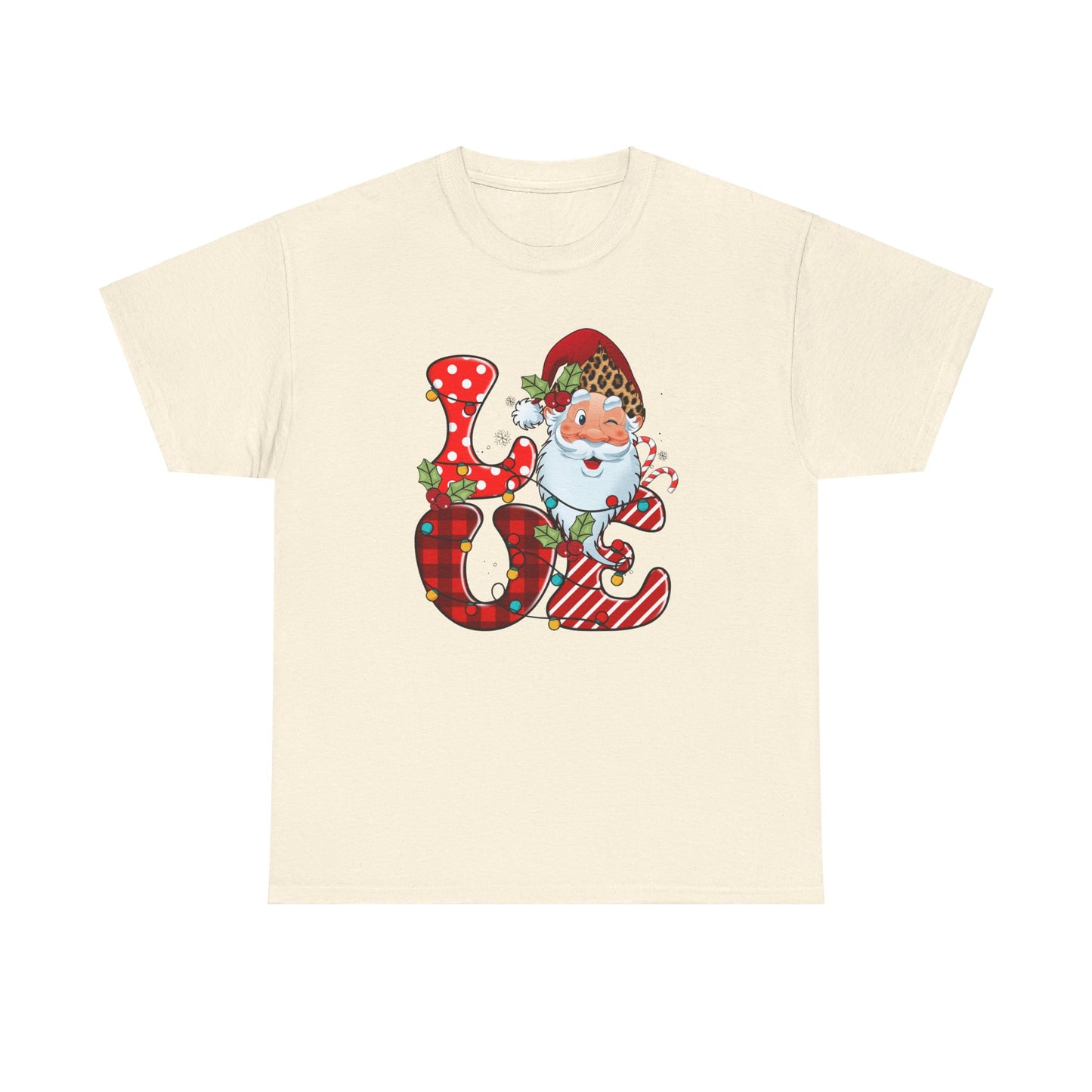 Festive Santa LOVE - T-Shirt