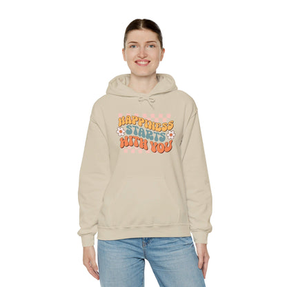 Happiness Starts With You - Hooded Sweatshirt