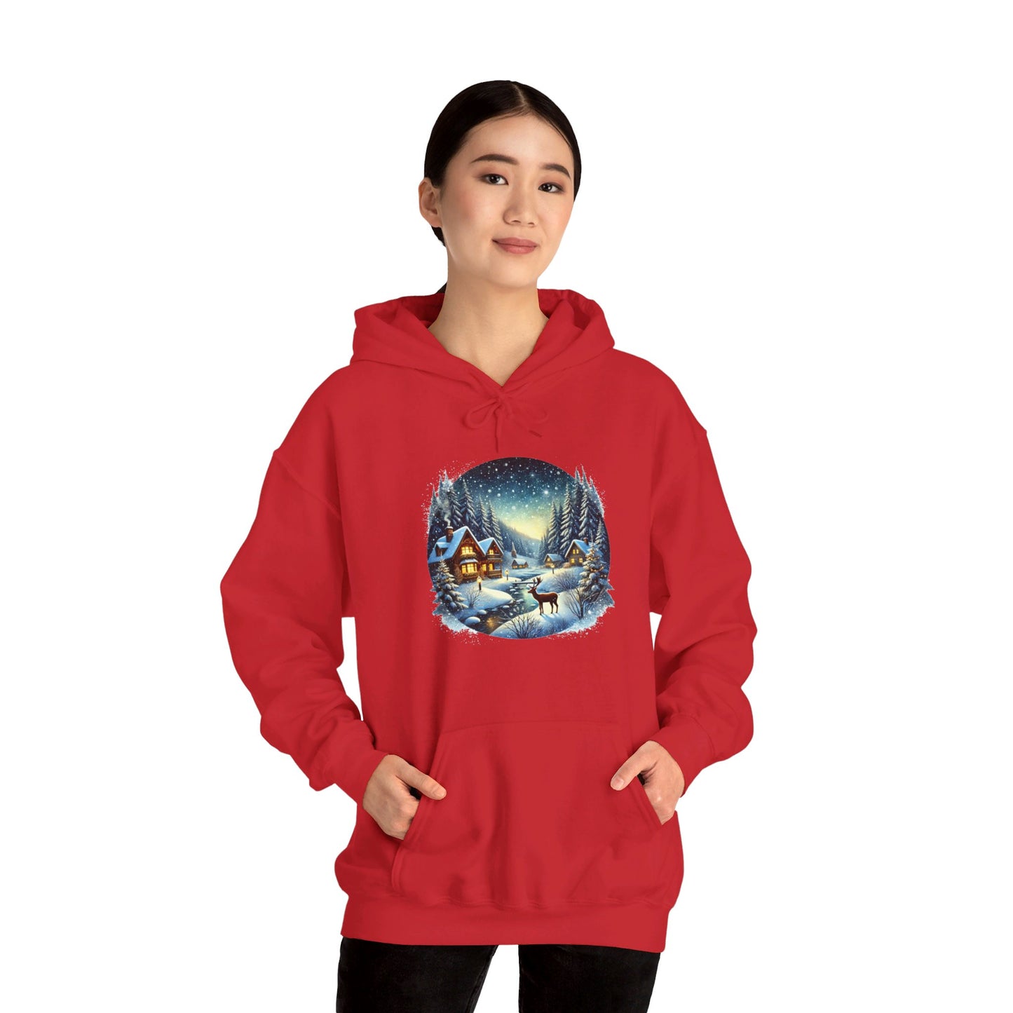 Reindeer Fueled Magic - Hooded Sweatshirt