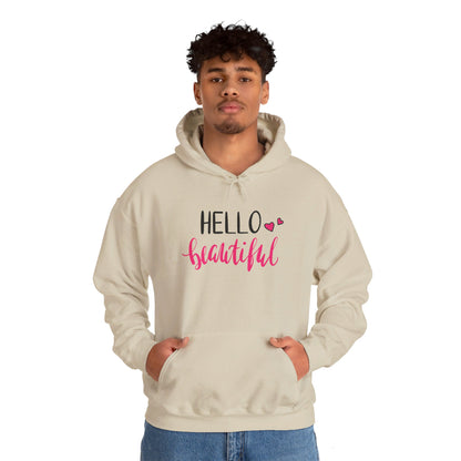 Hello Beautiful, Embrace Your Radiance - Hooded Sweatshirt