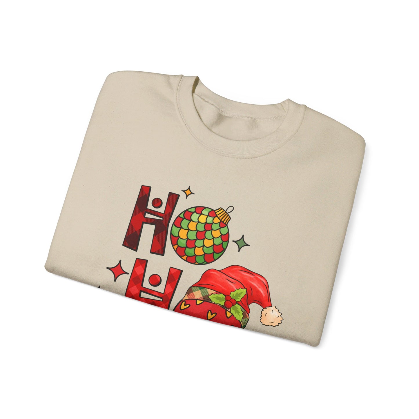 Ho Ho Ho - Christmas Light - Crewneck Sweatshirt