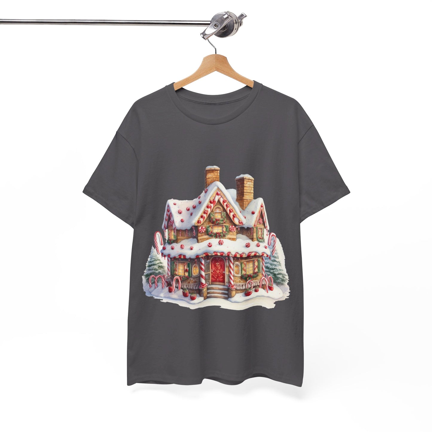 Snowy Christmas Village-15-T-Shirt