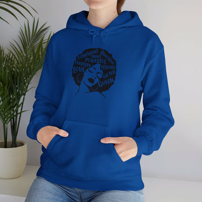 Afro Lady Inspirational - Hooded Sweatshirt