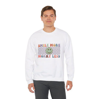 Smile More, Worry Less Sweatshirt