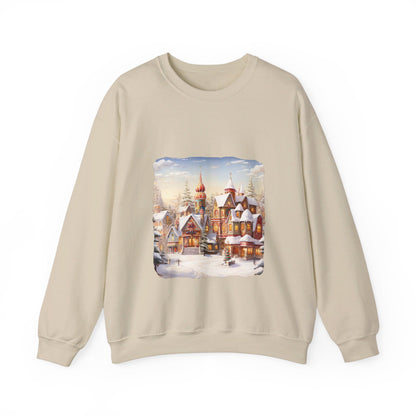 Snowy Christmas Village 12 - Sweatshirt