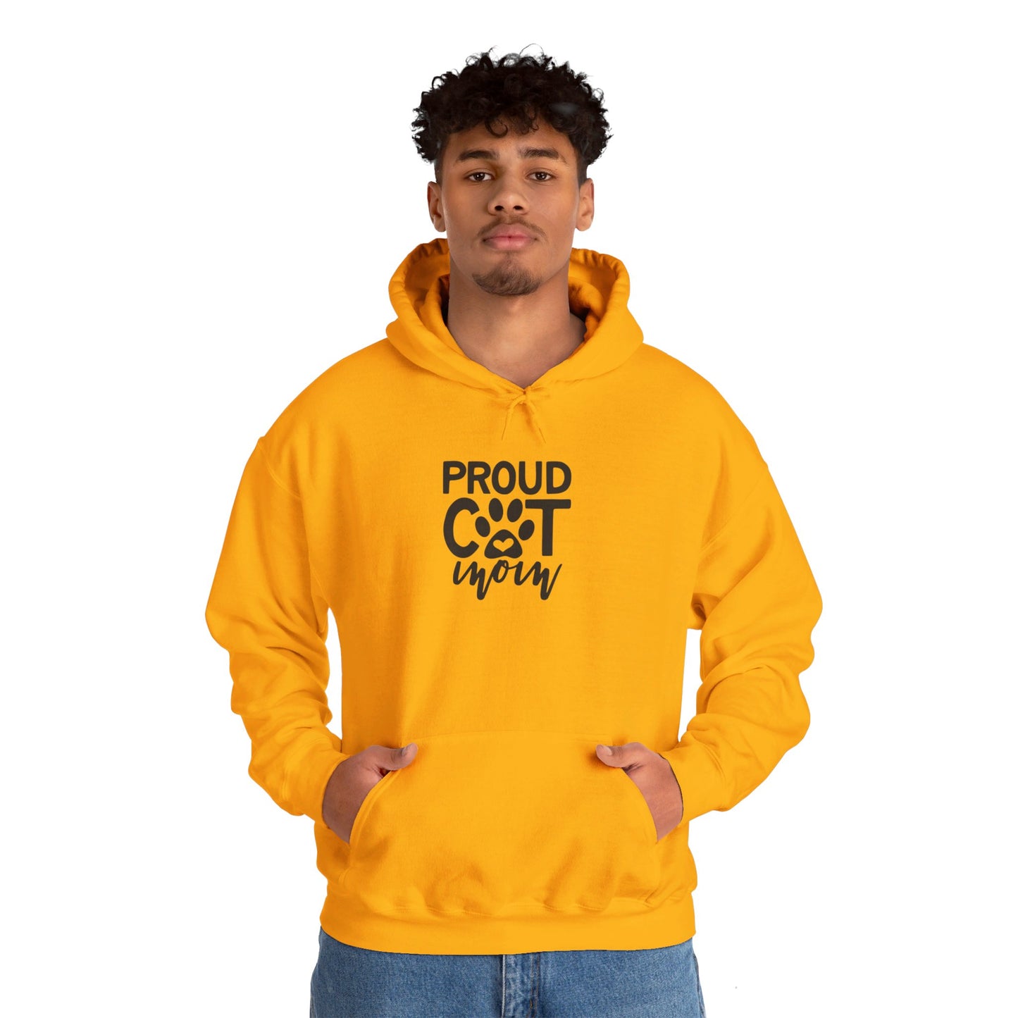 Proud Cat Mom Feline Love Forever - Hooded Sweatshirt