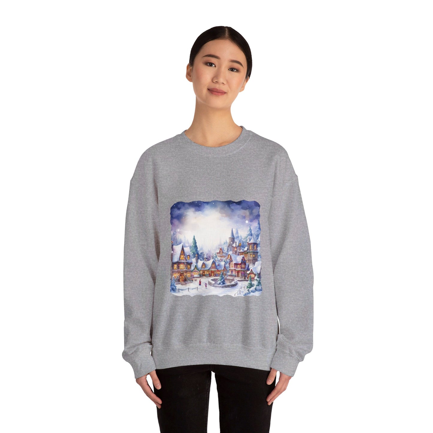 Snowy Christmas Village 5 - Sweatshirt