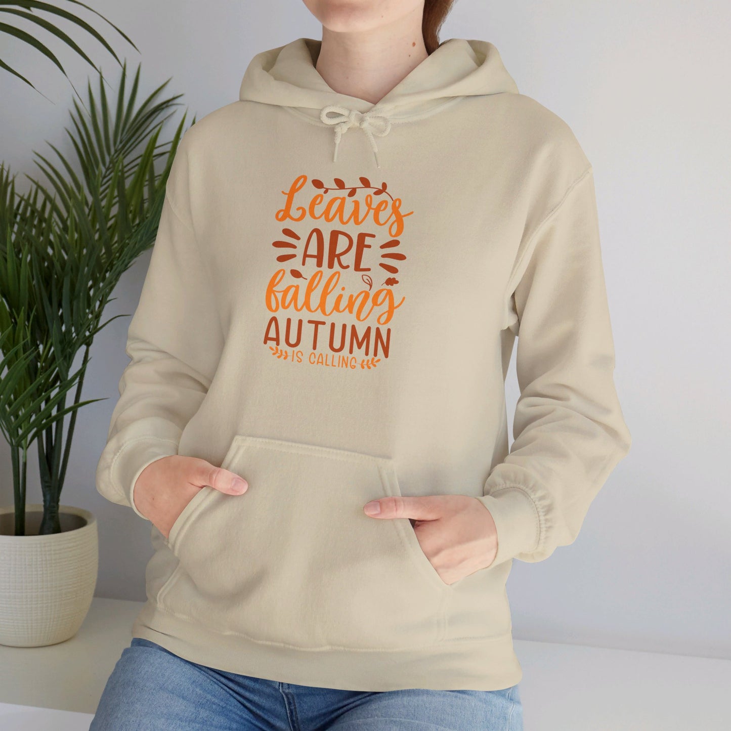 Autumn’s Calling, Leaves Are Falling Gracefully - Hooded Sweatshirt