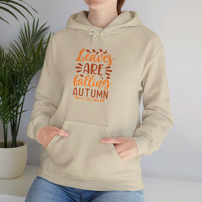 Autumn’s Calling, Leaves Are Falling Gracefully - Hooded Sweatshirt