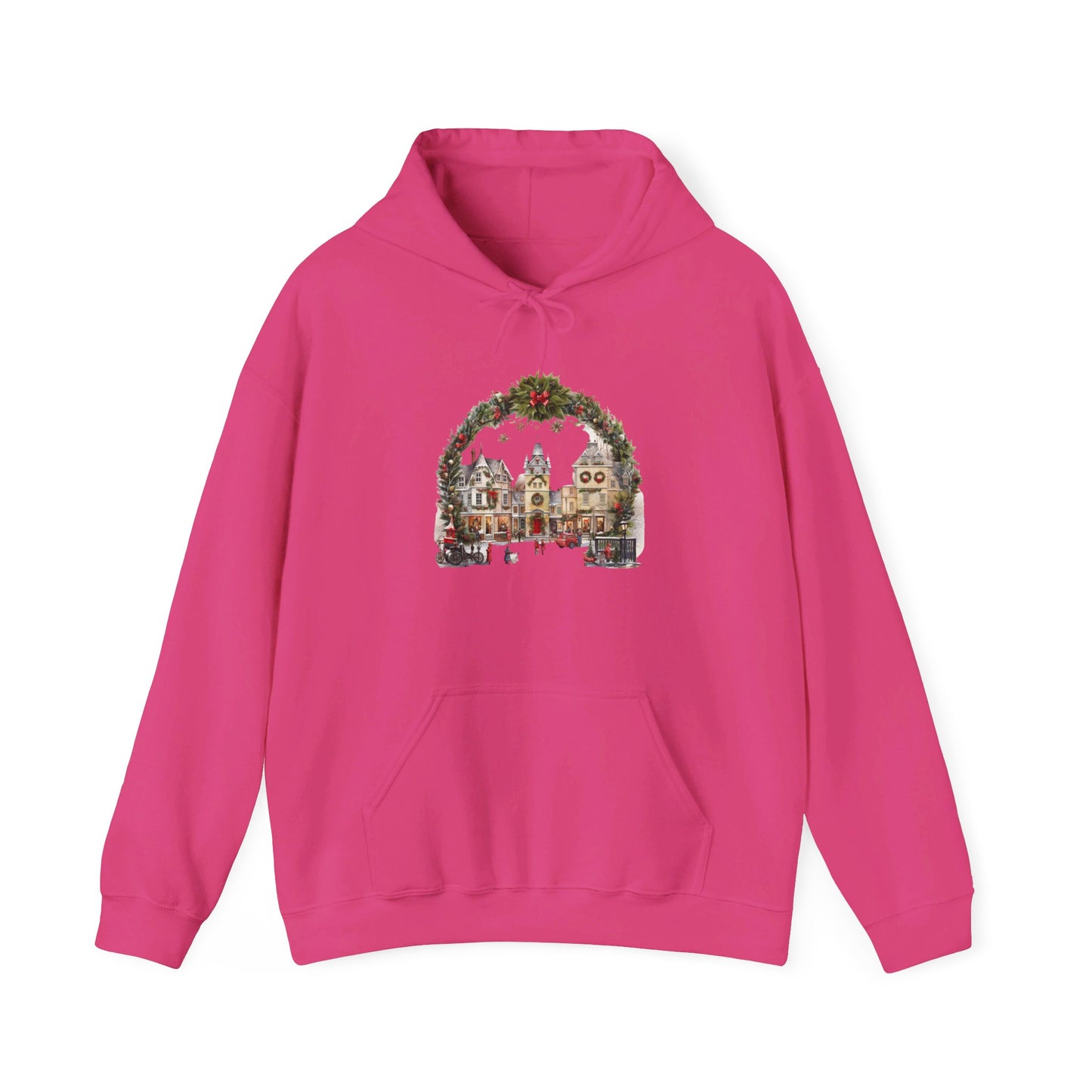 Village Christmas Eve - Hooded Sweatshirt