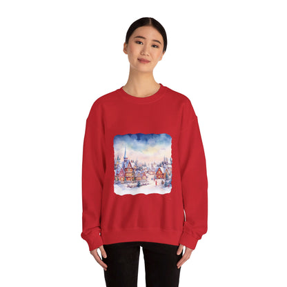 Snowy Christmas Village 7 - Sweatshirt