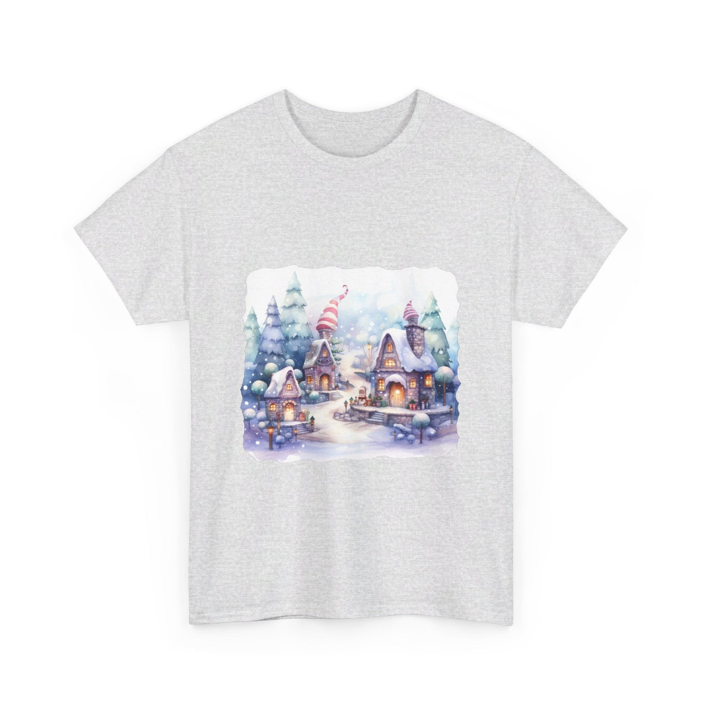 Snowy Christmas Village 4 - T-Shirt