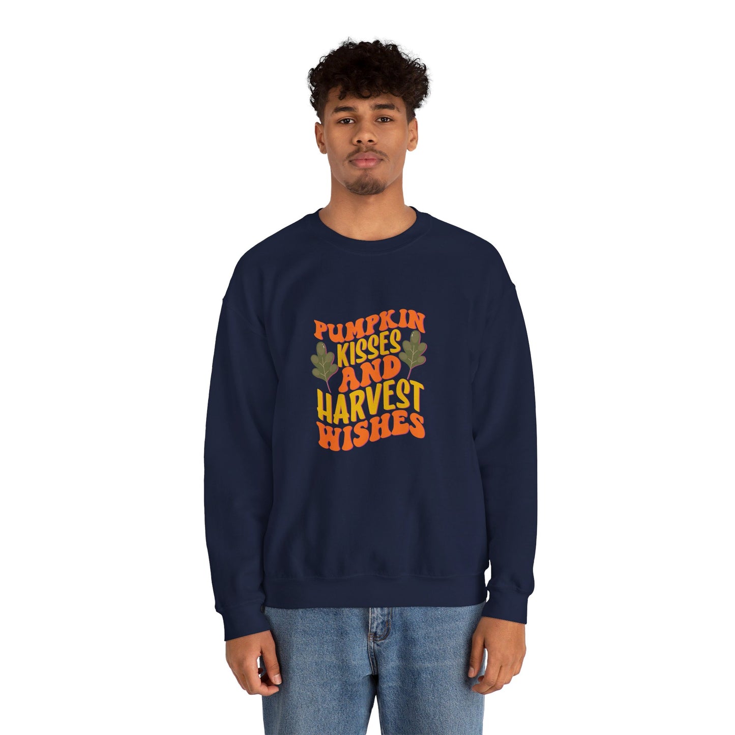 Pumpkin Kisses And Harvest Wishes - Sweatshirt