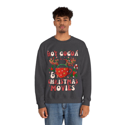 Hot Cocoa Christmas Movies - Crewneck Sweatshirt