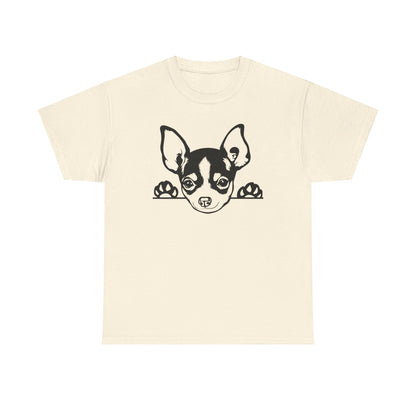 Peeking Chihuahua, Pure Cuteness - T-Shirt