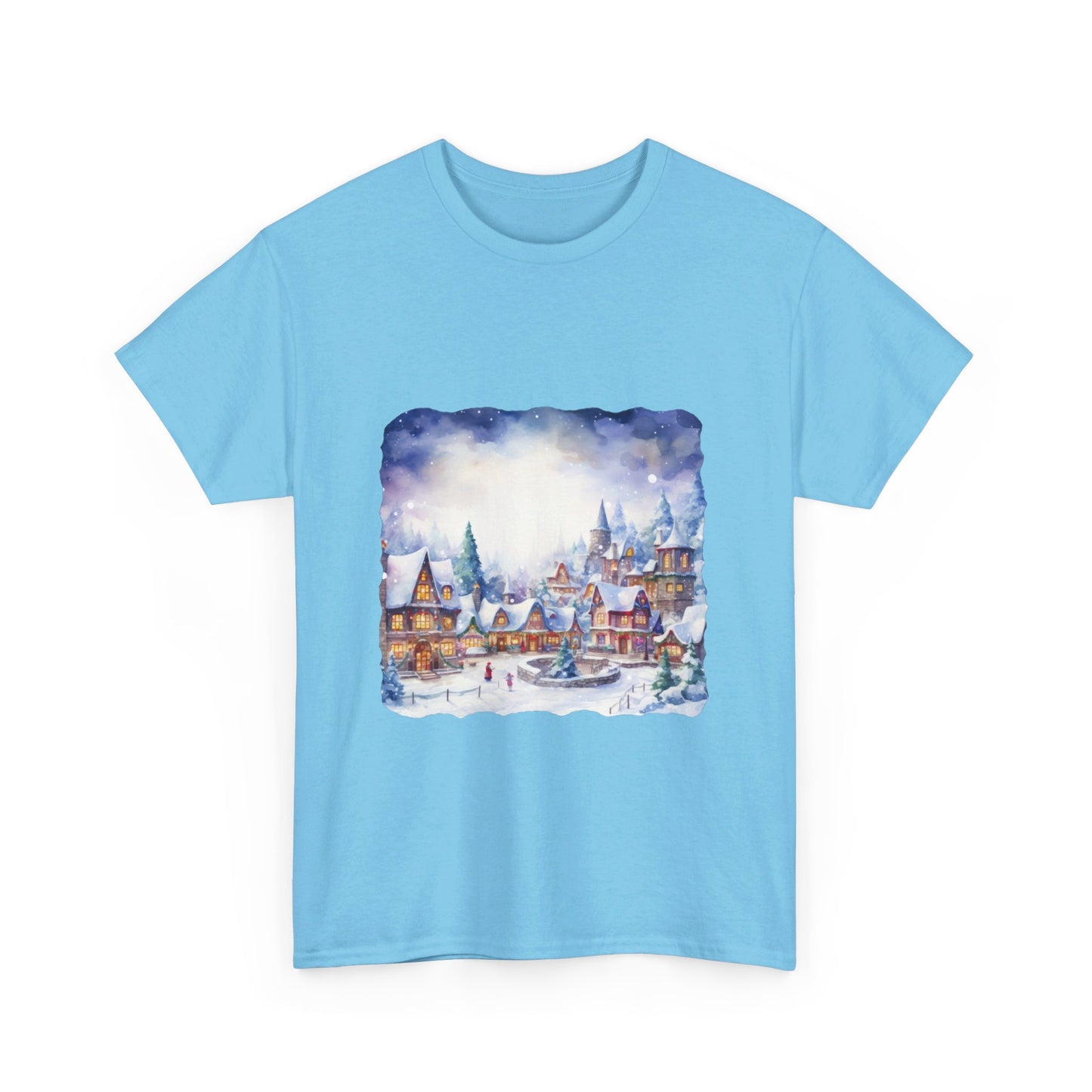 Snowy Christmas Village 5 - T-Shirt