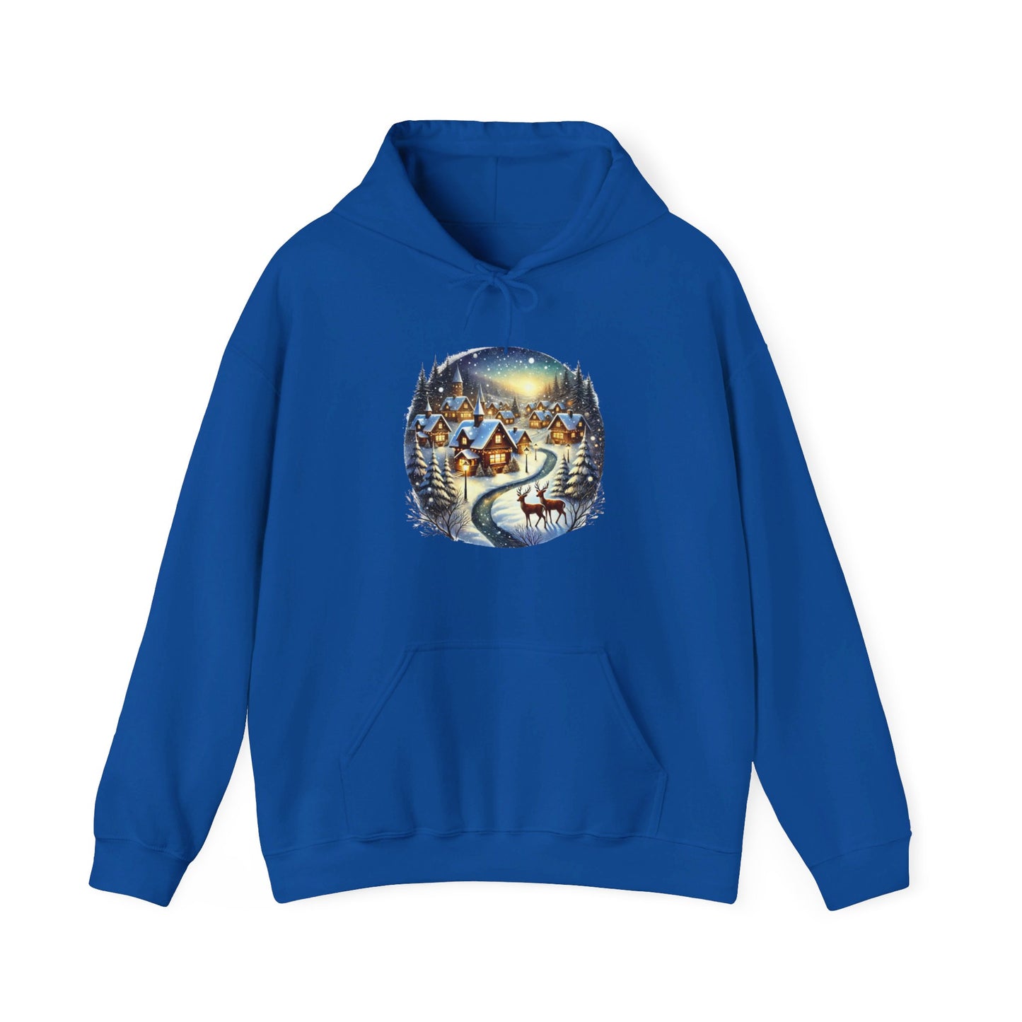 Christmas Snow House - Hooded Sweatshirt