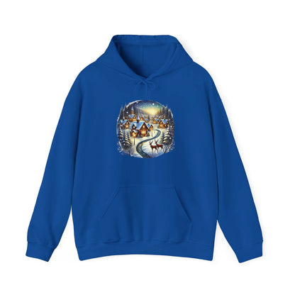 Christmas Snow House - Hooded Sweatshirt