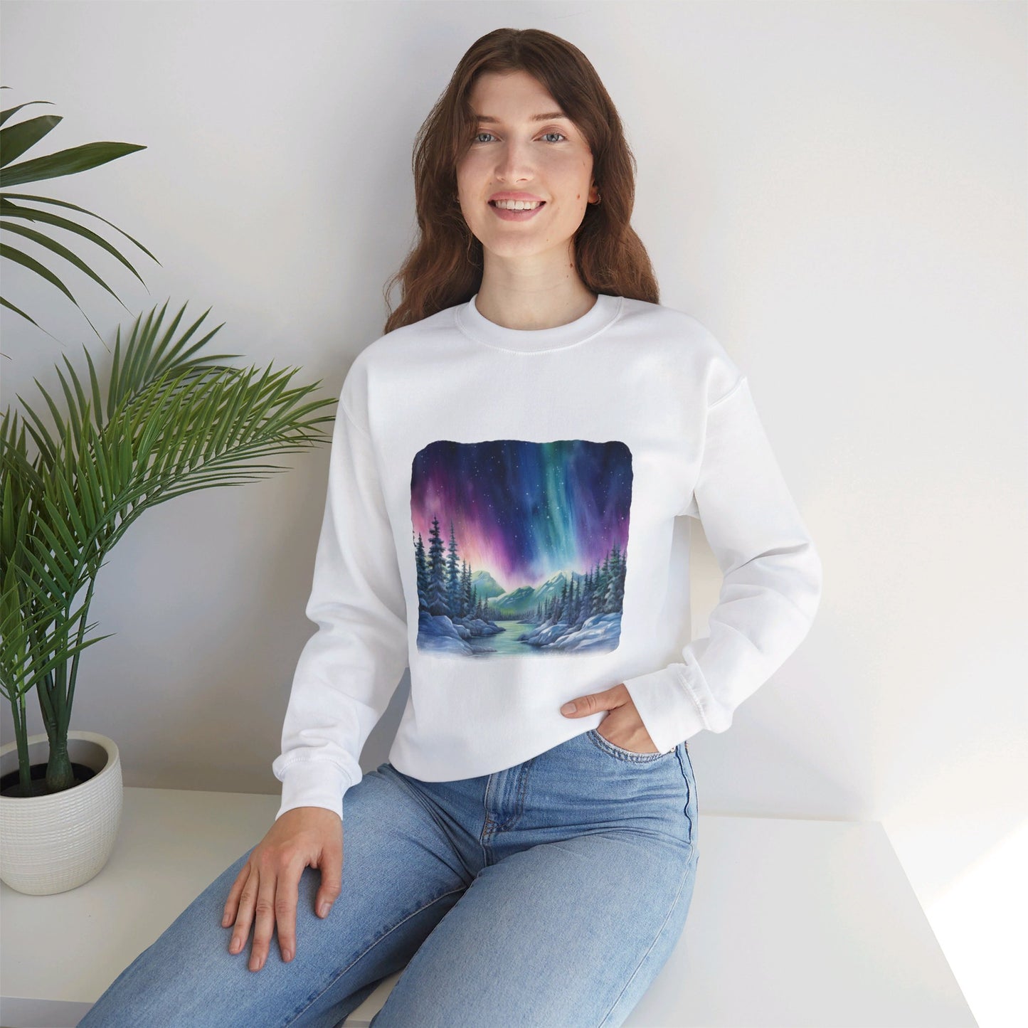 Northern Lights - Crewneck Sweatshirt