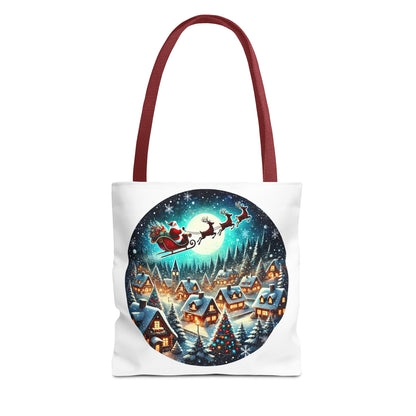 Santa and Reindeer - Tote Bag