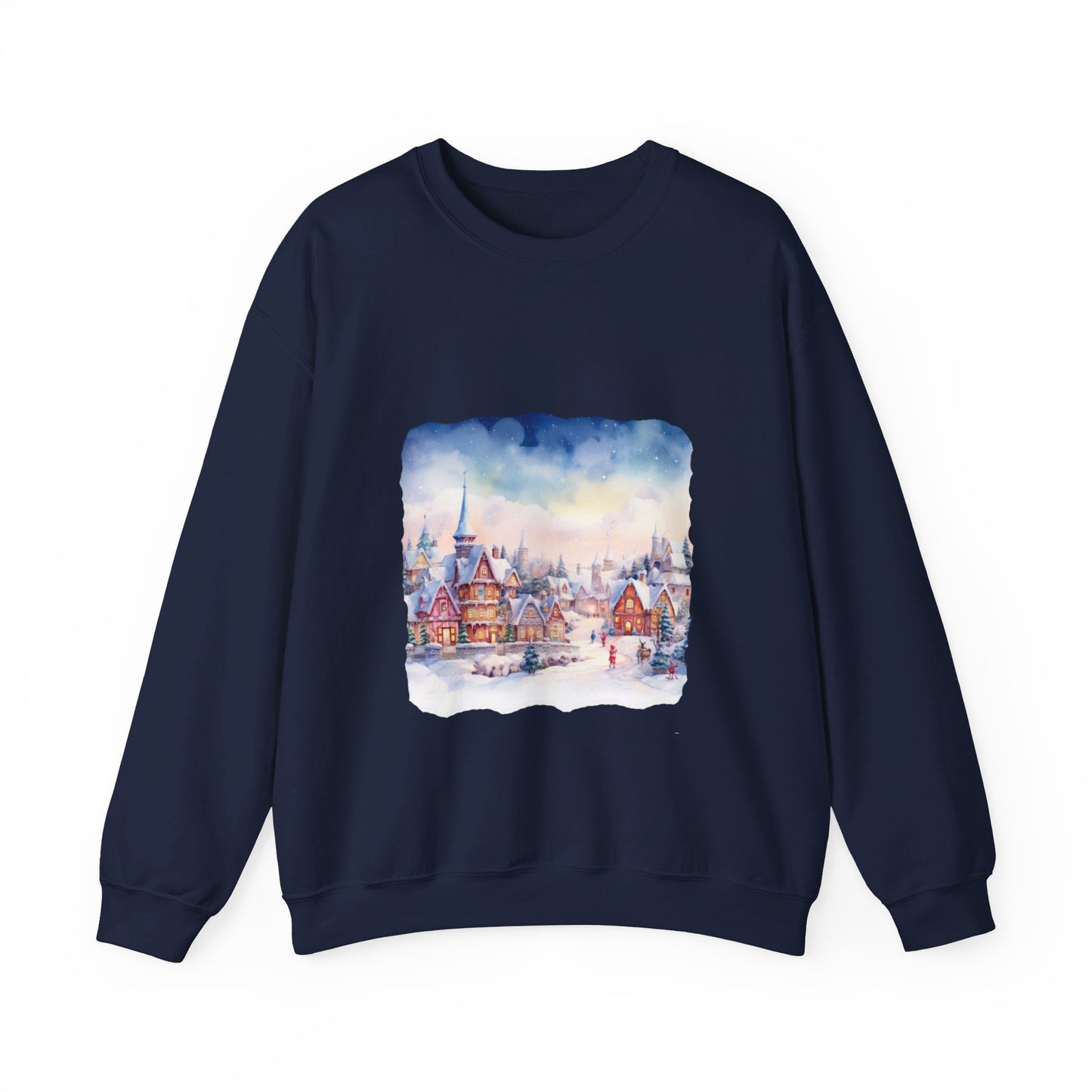 Snowy Christmas Village 7 - Sweatshirt