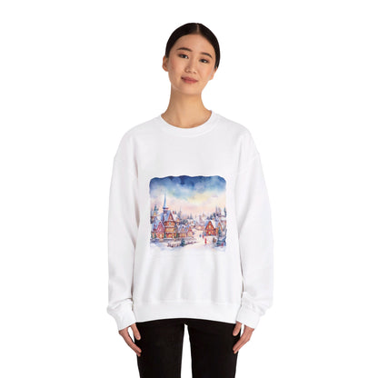 Snowy Christmas Village 7 - Sweatshirt