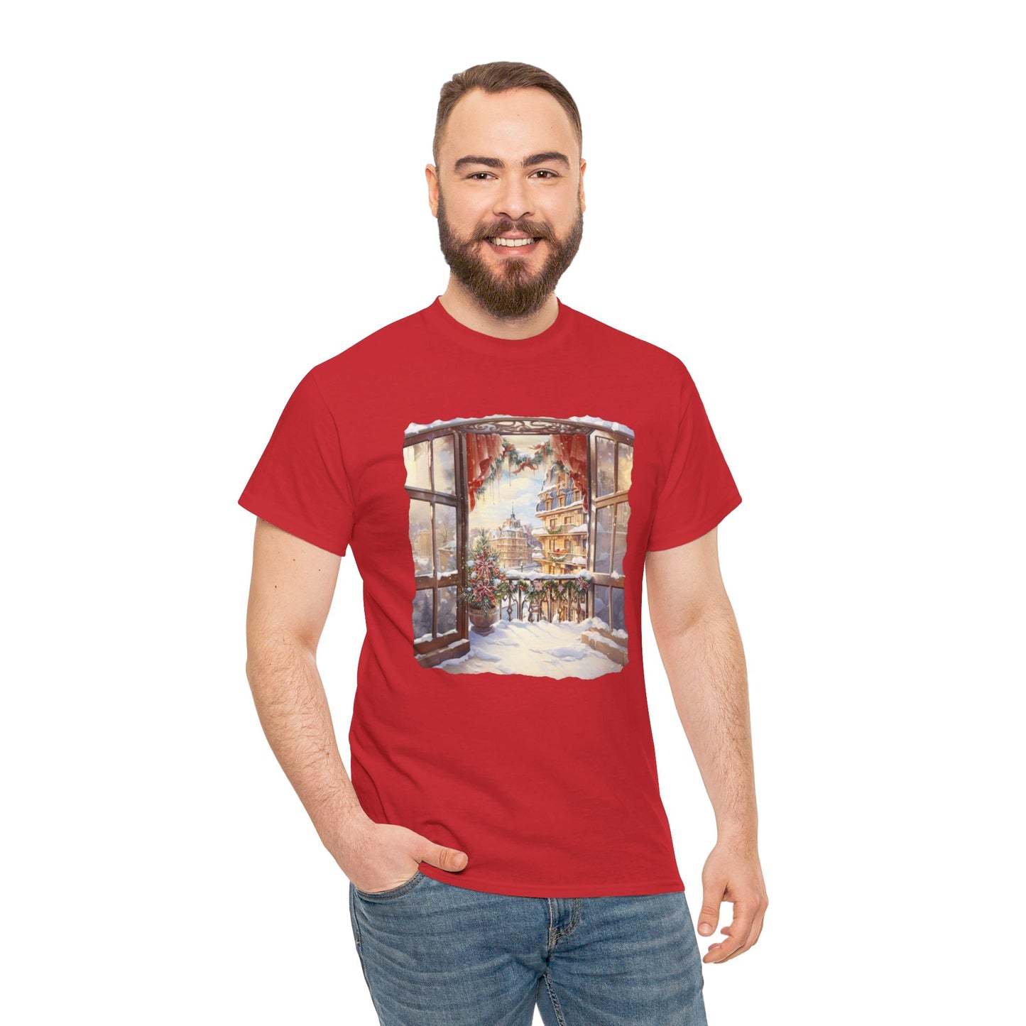 Christmas City To The Window  - T-Shirt