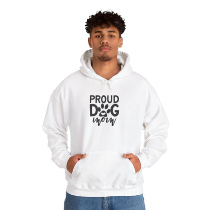 Proud Dog Mom, Pawsome Love Forever - Hooded Sweatshirt