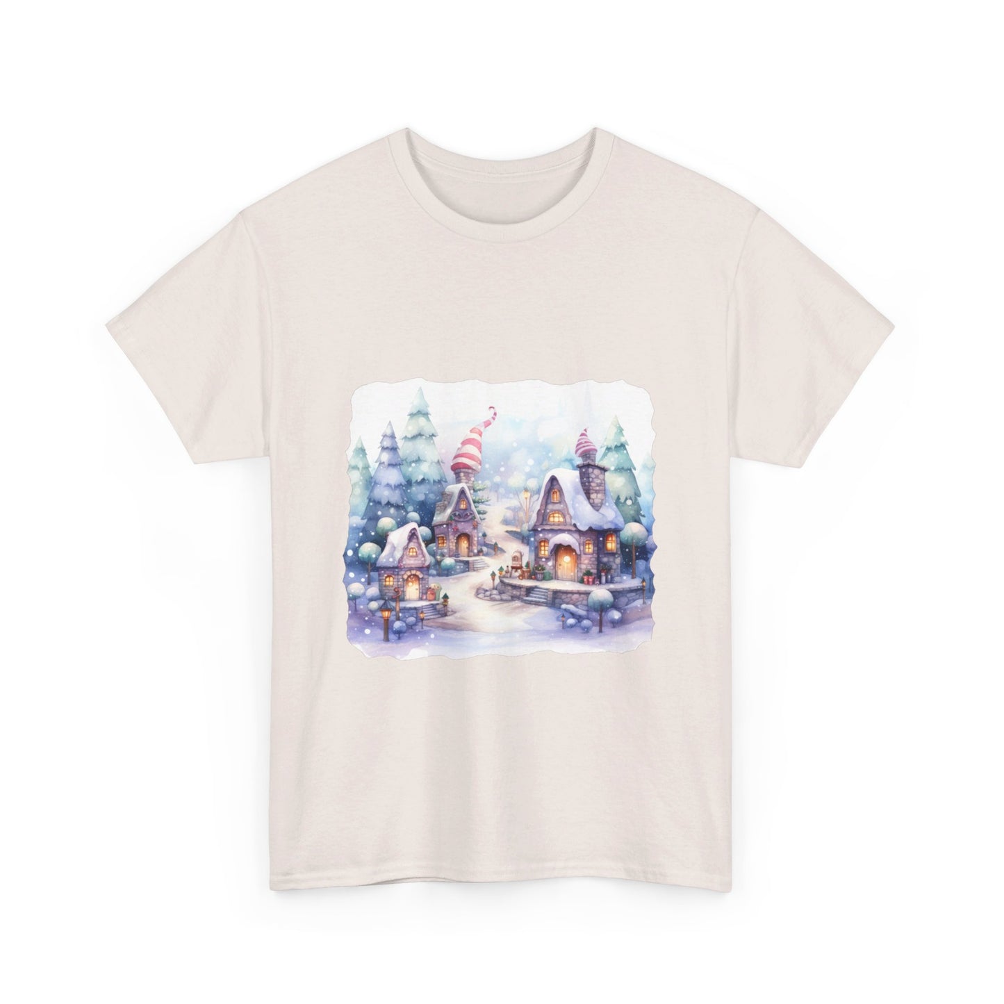 Snowy Christmas Village 4 - T-Shirt