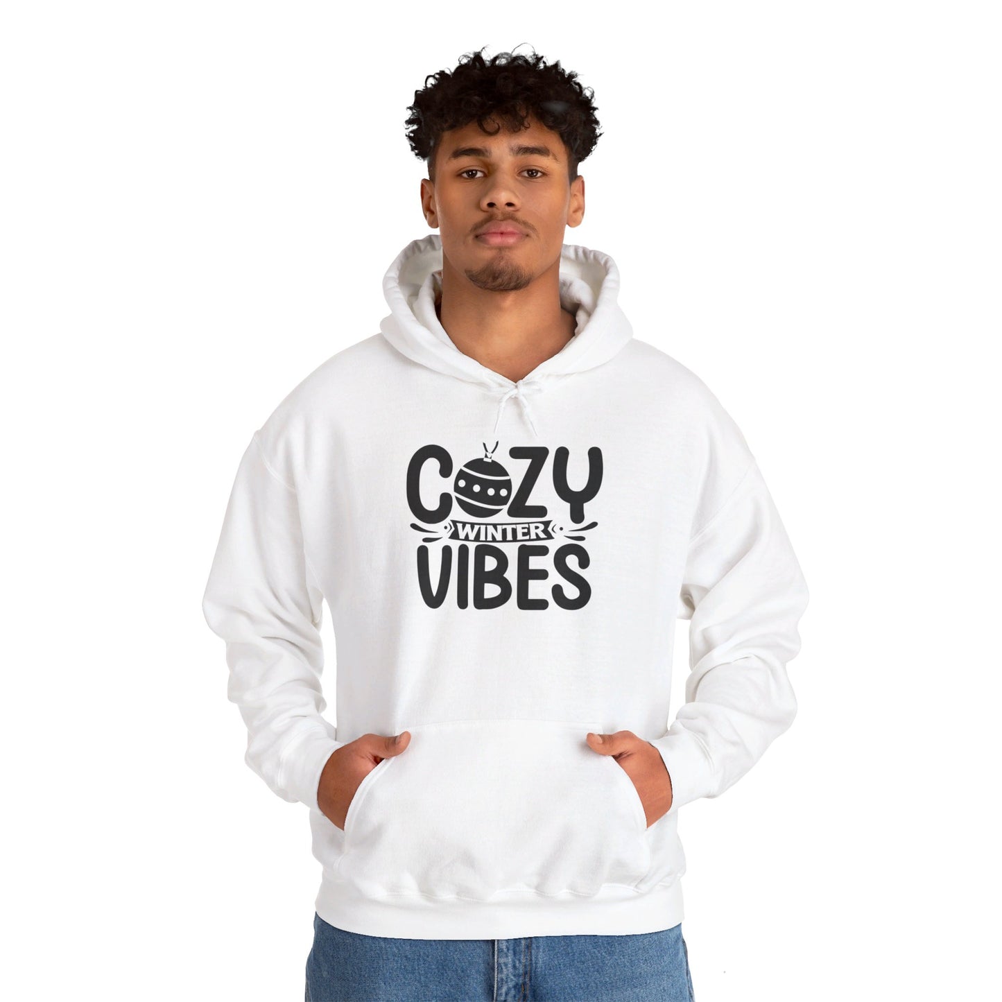 Cozy Up with Winter Vibes - Hooded Sweatshirt