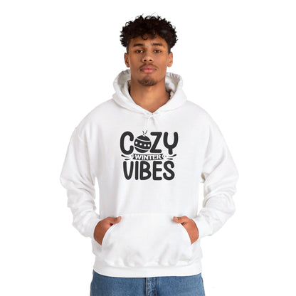 Cozy Up with Winter Vibes - Hooded Sweatshirt