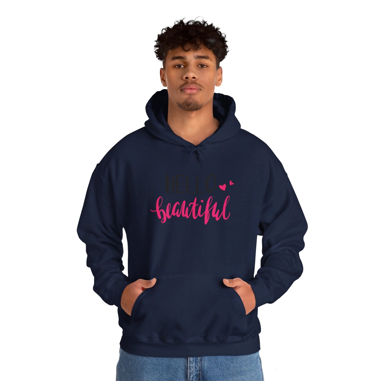 Hello Beautiful, Embrace Your Radiance - Hooded Sweatshirt