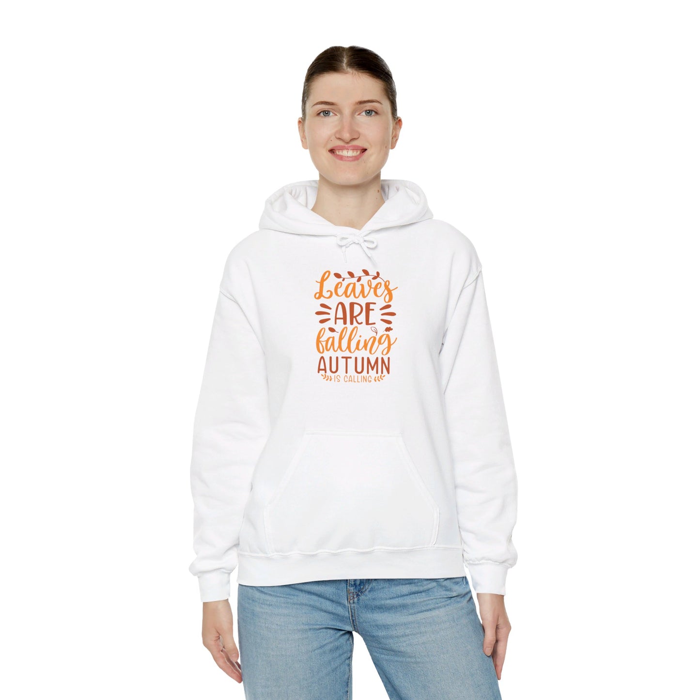 Autumn’s Calling, Leaves Are Falling Gracefully - Hooded Sweatshirt