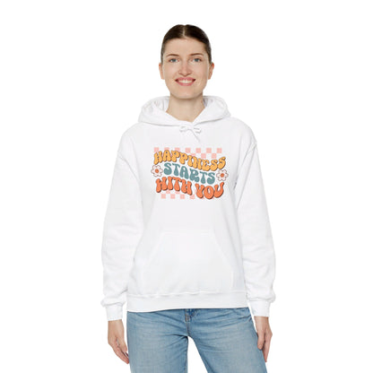 Happiness Starts With You - Hooded Sweatshirt