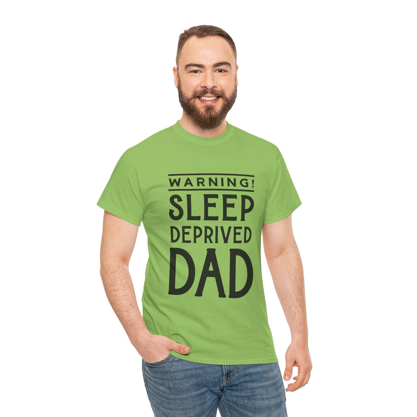 Warning Sleep Deprived Dad - T-Shirt