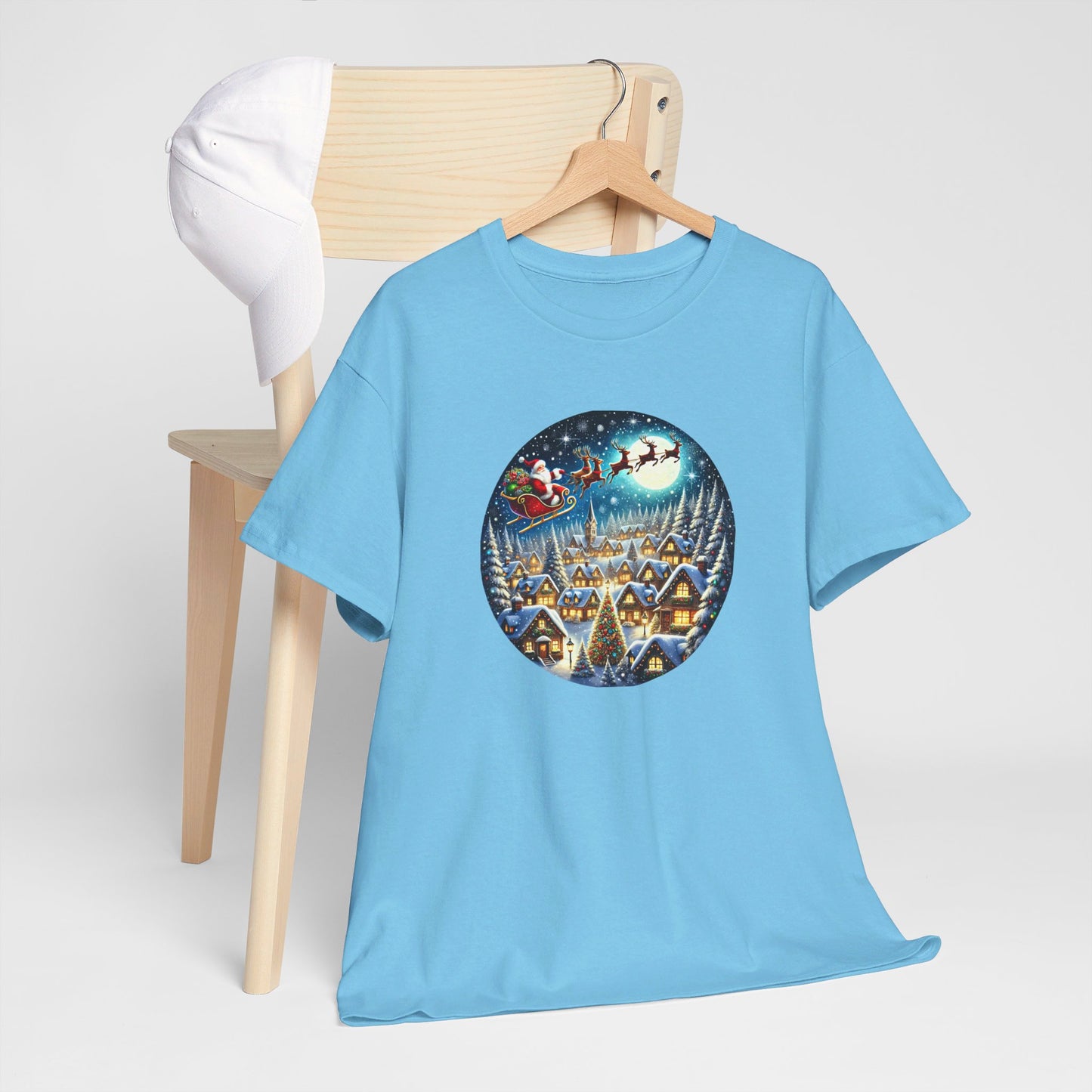 Santa's Snowy Flight - T-Shirt