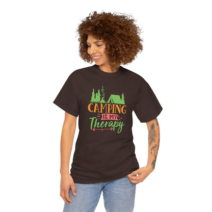 Camping Is My Therapy - T-Shirt