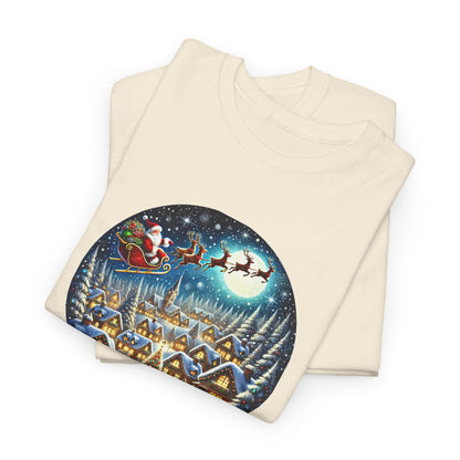 Santa's Snowy Flight - T-Shirt