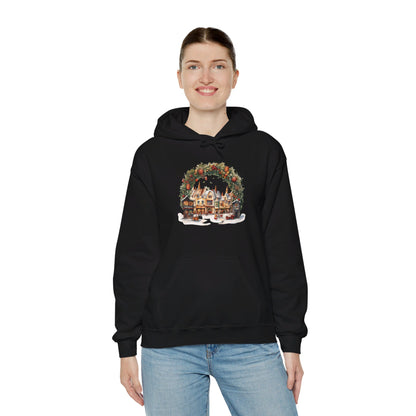 Snowy Village Bliss - Hooded Sweatshirt