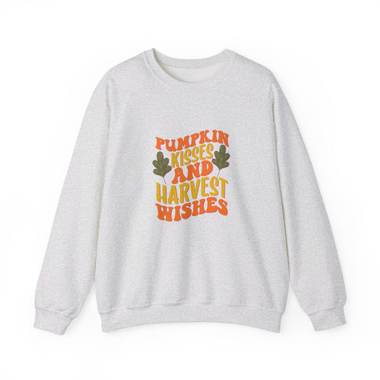 Pumpkin Kisses And Harvest Wishes - Sweatshirt