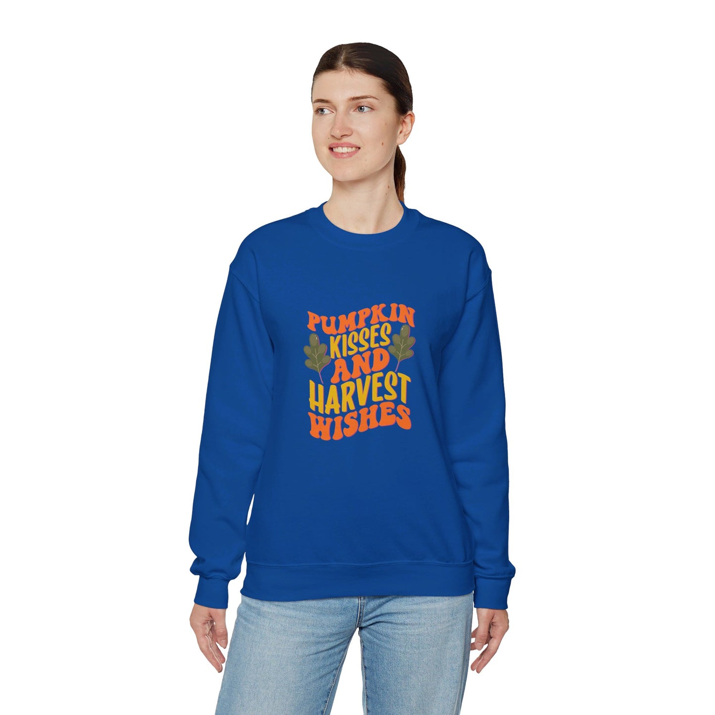 Pumpkin Kisses And Harvest Wishes - Sweatshirt