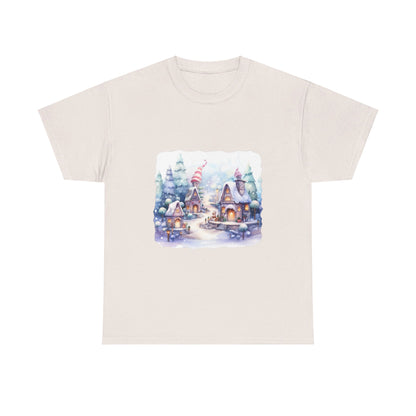 Snowy Christmas Village 4 - T-Shirt