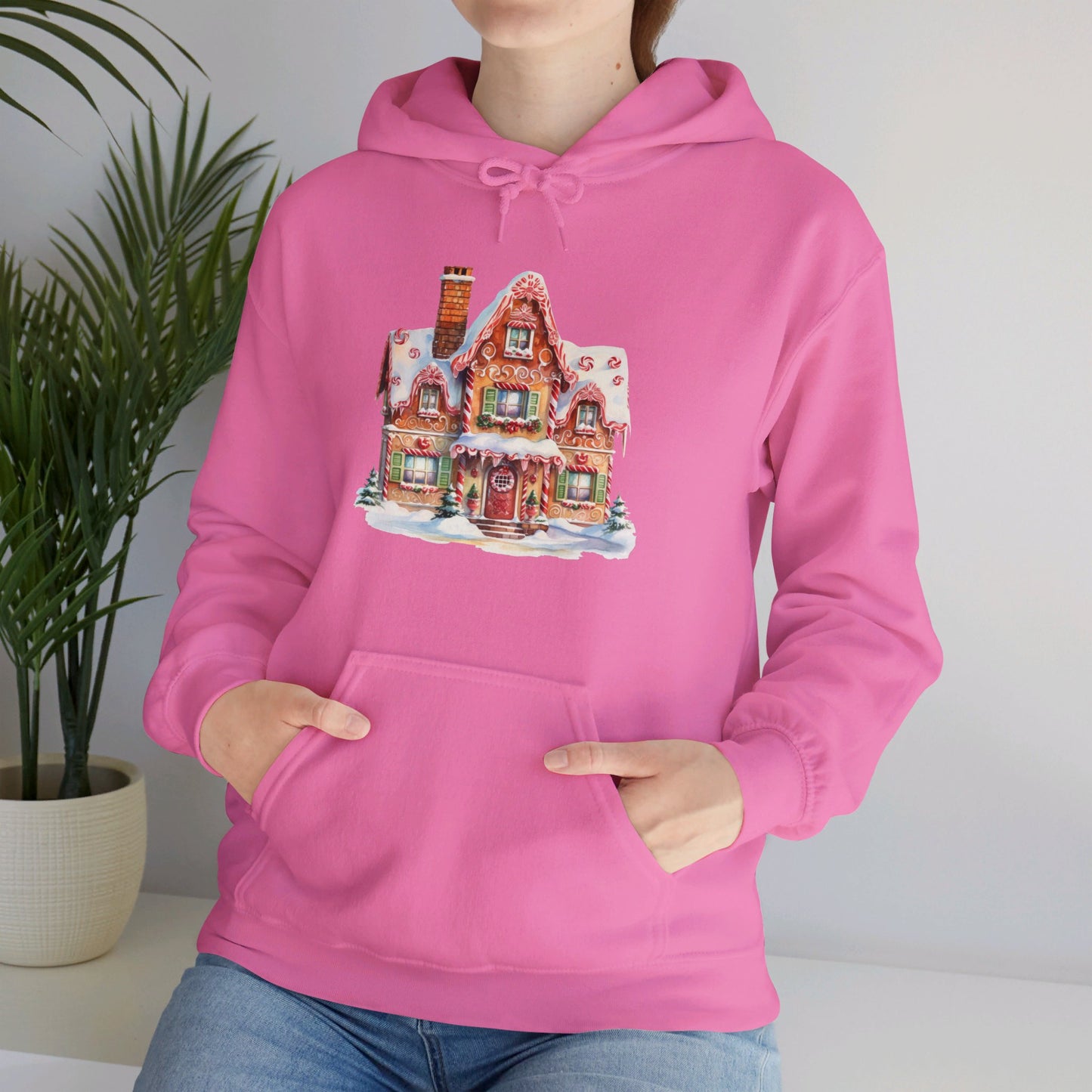 Snowy Christmas Village 14 - Hooded Sweatshirt