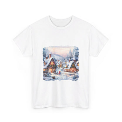 Snowy Christmas Village 6 - T-Shirt