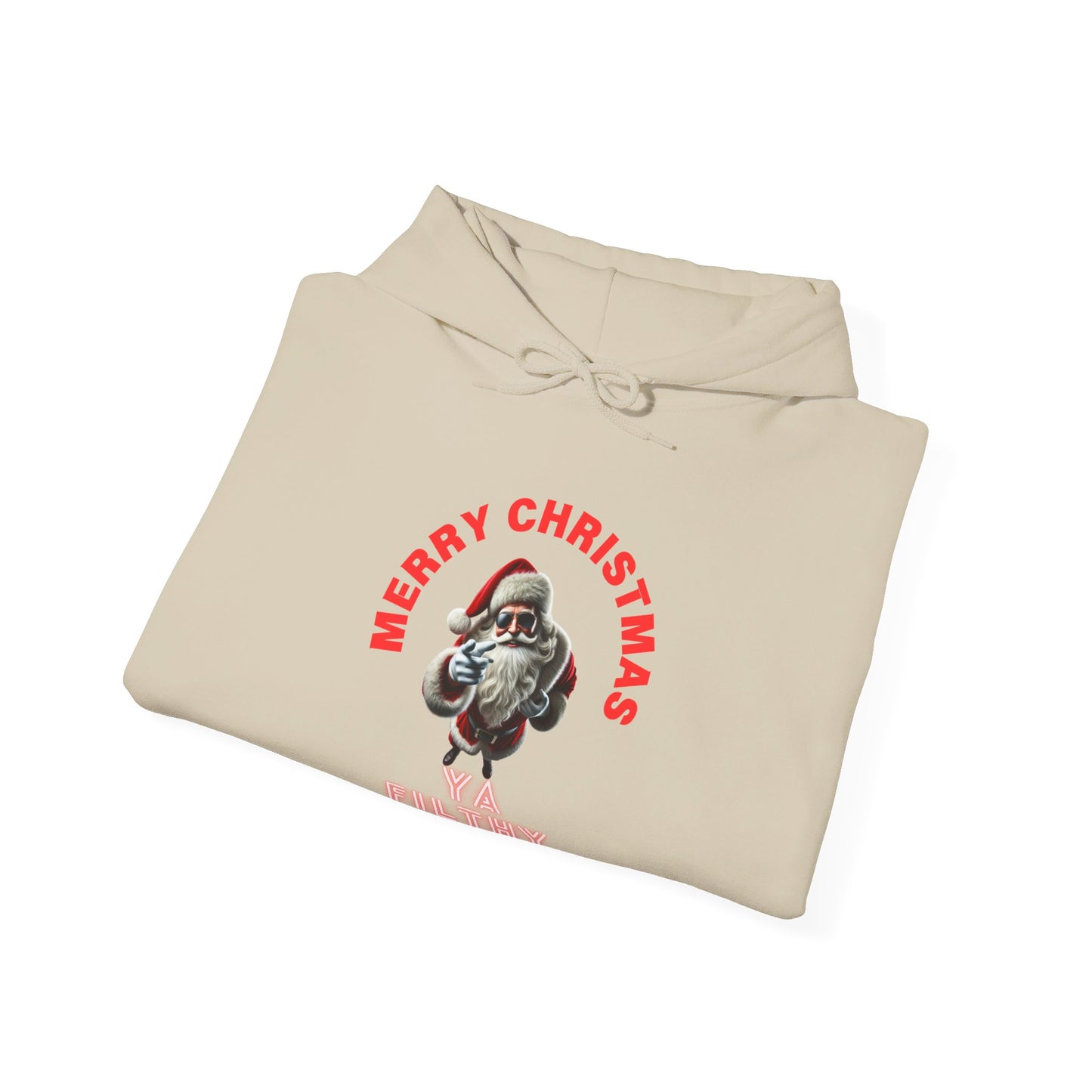 Merry Christmas - Ya Filthy Animal Unisex Heavy Blend™ Hooded Sweatshirt