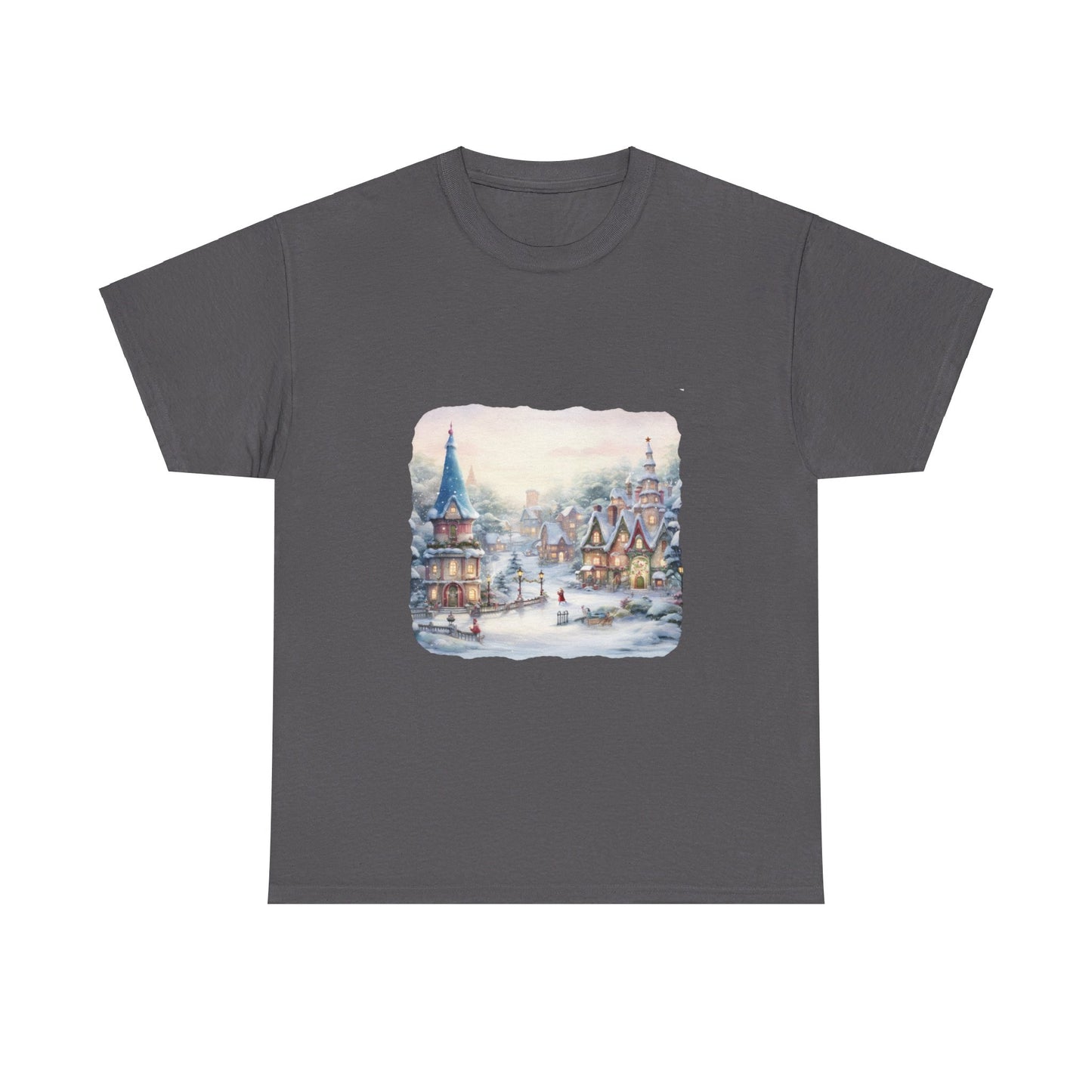 Snowy Christmas Village 2 - T-Shirt