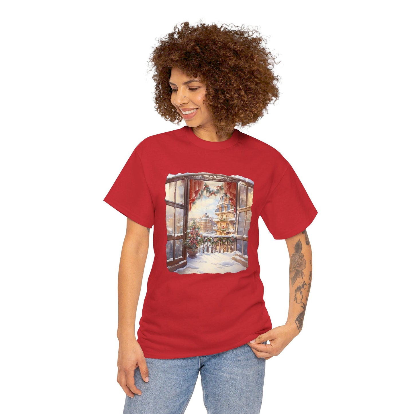 Christmas City To The Window  - T-Shirt