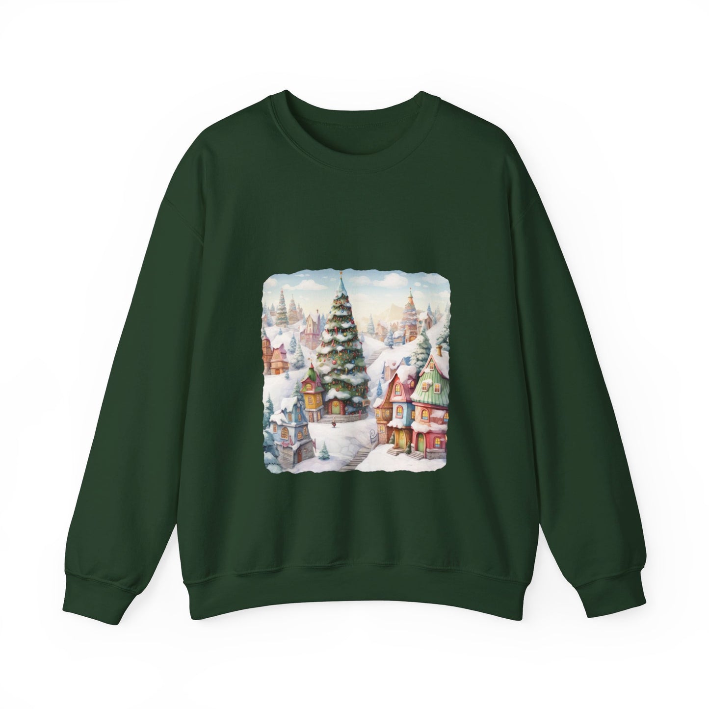 Snowy Christmas Village 16 - Sweatshirt