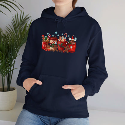 Christmas Cocoa & Gingerbread Delight - Hooded Sweatshirt